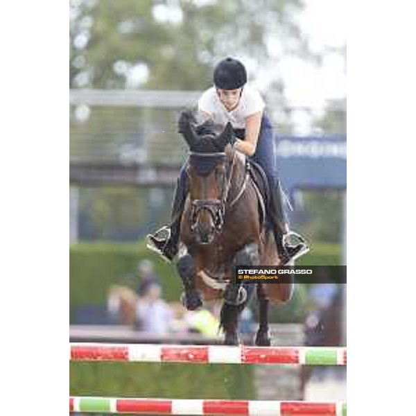 LGCT of Valkenswaard - Warm up - Athina Onassis on Vannan - Valkenswaard, Stal Tops, 9 August 2018 - ph.Stefano Grasso/LGCT
