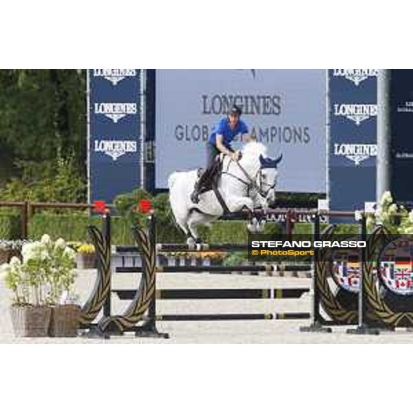 LGCT of Valkenswaard - Warm up - Pieter Devos (BEL) - Valkenswaard, Stal Tops, 9 August 2018 - ph.Stefano Grasso/LGCT