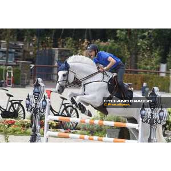LGCT of Valkenswaard - Warm up - Pieter Devos (BEL) - Valkenswaard, Stal Tops, 9 August 2018 - ph.Stefano Grasso/LGCT