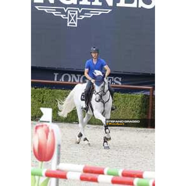 LGCT of Valkenswaard - Warm up - Pieter Devos (BEL) - Valkenswaard, Stal Tops, 9 August 2018 - ph.Stefano Grasso/LGCT