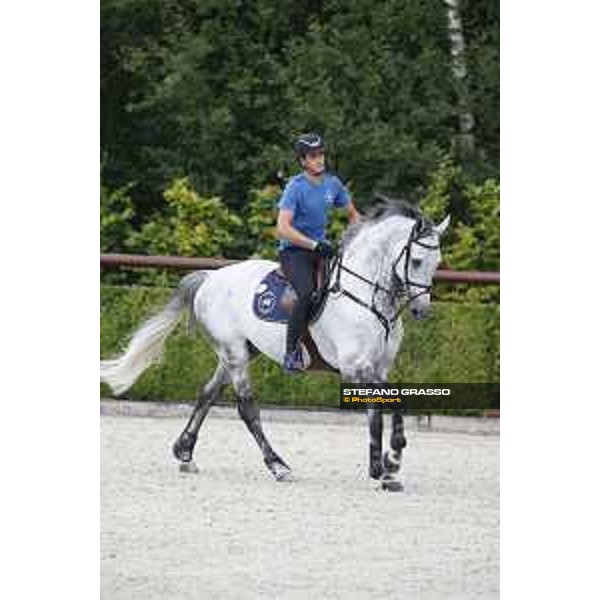 LGCT of Valkenswaard - Warm up - Nicola Philippaerts (BEL) on H&M Harley v. Bisschop - Valkenswaard, Stal Tops, 9 August 2018 - ph.Stefano Grasso/LGCT
