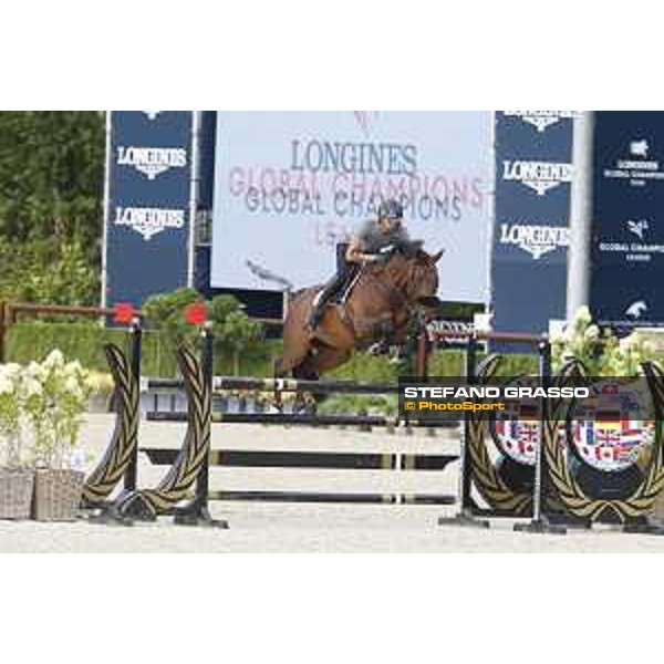 LGCT of Valkenswaard - Warm up - Nayel Nassar on Emilie de Diamant AS - Valkenswaard, Stal Tops, 9 August 2018 - ph.Stefano Grasso/LGCT