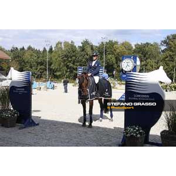 LGCT of Valkenswaard - Class 1 - Prize giving ceremony - Julien Epaillard (FRA) on Safari D?Auge - Valkenswaard, Stal Tops, 10 August 2018 - ph.Stefano Grasso/LGCT