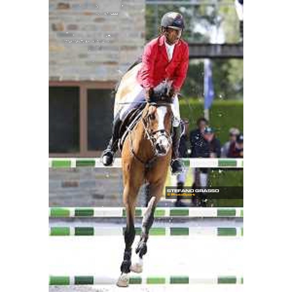 LGCT of Valkenswaard - Class 1 - Carlos Enrique Lopez Lizarazo (COL) on Jimcy du Lys - Valkenswaard, Stal Tops, 10 August 2018 - ph.Stefano Grasso/LGCT