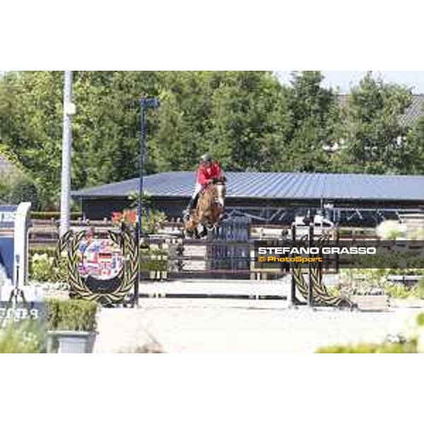 LGCT of Valkenswaard - Class 1 - Carlos Enrique Lopez Lizarazo (COL) on Jimcy du Lys - Valkenswaard, Stal Tops, 10 August 2018 - ph.Stefano Grasso/LGCT