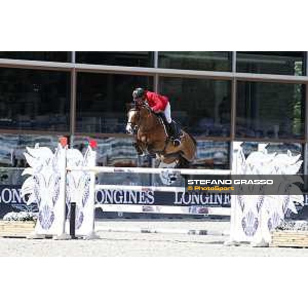 LGCT of Valkenswaard - Class 1 - Carlos Enrique Lopez Lizarazo (COL) on Jimcy du Lys - Valkenswaard, Stal Tops, 10 August 2018 - ph.Stefano Grasso/LGCT