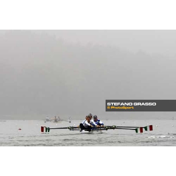 World Rowing Senior and Junior Championships - morning training session Linz- Ottensheim, 26th july 2008 ph. Stefano Grasso