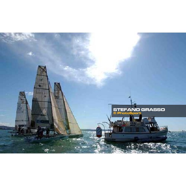 \'start of 2nd leg of regatta Triest oct. 8 2003-ph.Stefano Grasso\' 