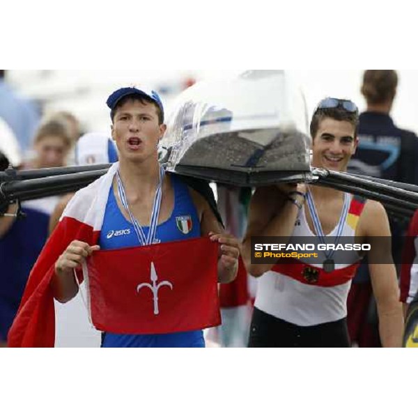 highlights of Italian team at World rowing championship Senior and Junior Linz Ottensheim, 26th july 2008 ph. Stefano Grasso