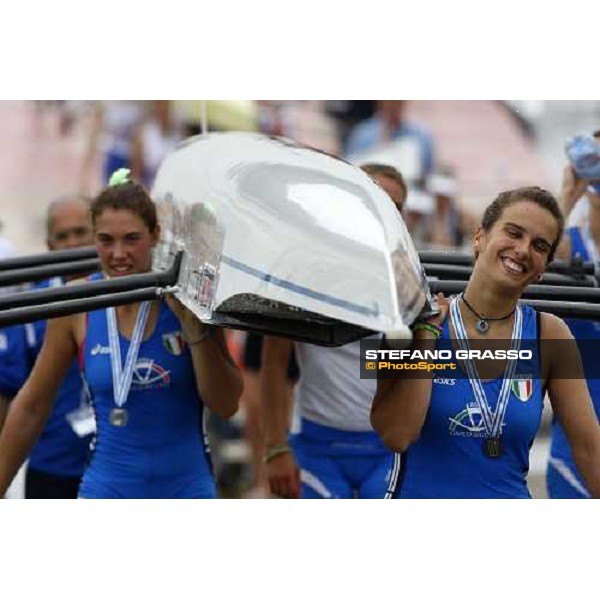 highlights of Italian team at World rowing championship Senior and Junior Linz Ottensheim, 26th july 2008 ph. Stefano Grasso