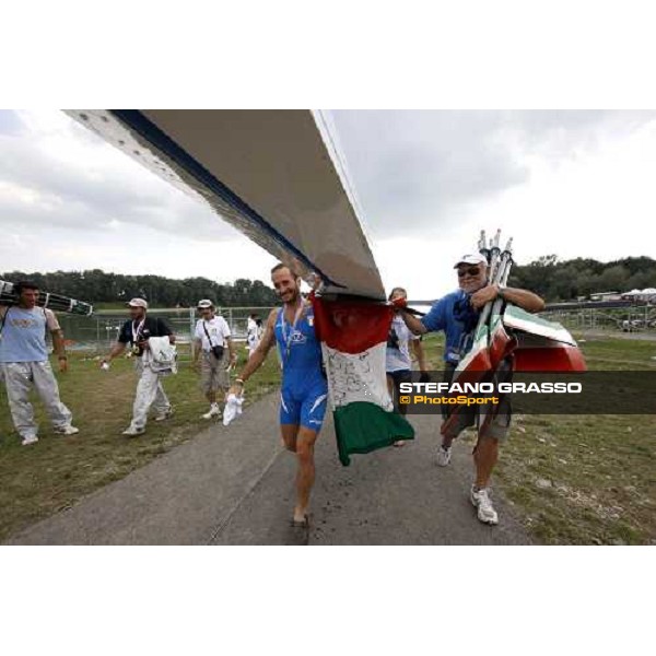 highlights of Italian team at World rowing championship Senior and Junior Linz Ottensheim, 27th july 2008 ph. Stefano Grasso