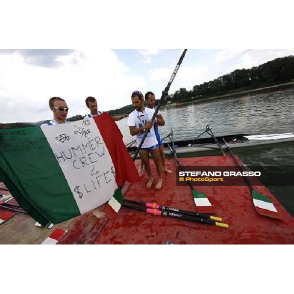 highlights of Italian team at World rowing championship Senior and Junior Linz Ottensheim, 27th july 2008 ph. Stefano Grasso