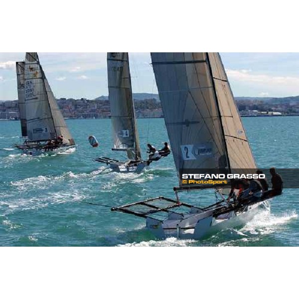 \'start of 1st leg of regatta Triest oct. 8 2003 -ph.Stefano Grasso\' 