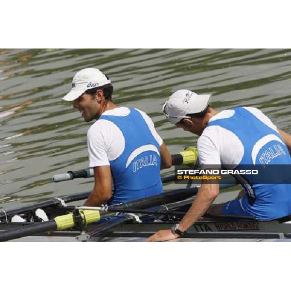 highlights of Italian team at World rowing championship Senior and Junior Linz Ottensheim, 27th july 2008 ph. Stefano Grasso