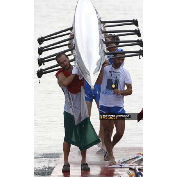 highlights of Italian team at World rowing championship Senior and Junior Linz Ottensheim, 27th july 2008 ph. Stefano Grasso