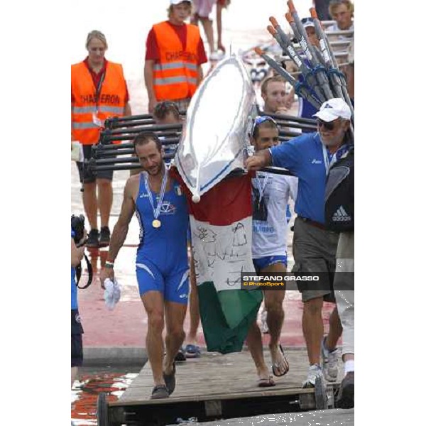 highlights of Italian team at World rowing championship Senior and Junior Linz Ottensheim, 27th july 2008 ph. Stefano Grasso