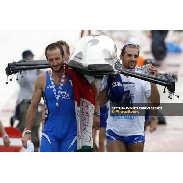 highlights of Italian team at World rowing championship Senior and Junior Linz Ottensheim, 27th july 2008 ph. Stefano Grasso