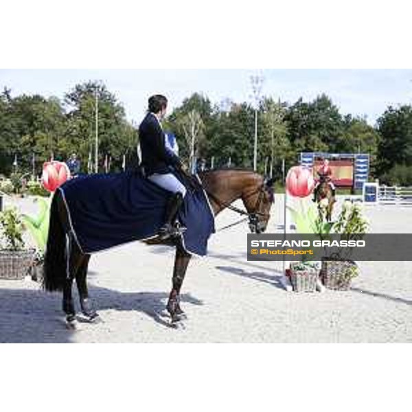 LGCT of Valkenswaard - Class 5 - Prize giving ceremony - Eduardo Alvarez Aznar (ESP) on Uqualin de Saulcy - Valkenswaard, Stal Tops, 12 August 2018 - ph.Stefano Grasso/LGCT