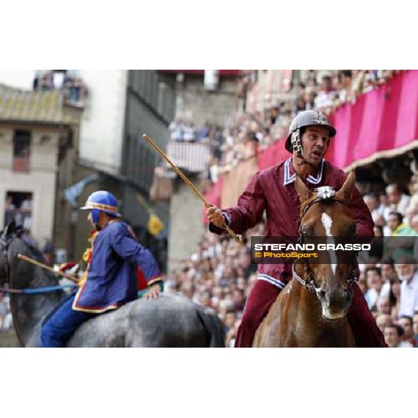 Giˆ del Menhir before the start of the Palio dell\' Assunta Siena, 16th august 2008 ph. Stefano Grasso