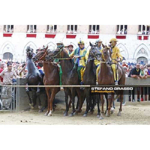 start of the Palio dell\' Assunta Siena, 16th august 2008 ph. Stefano Grasso