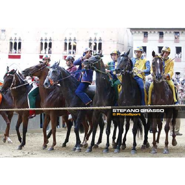 start of the Palio dell\' Assunta Siena, 16th august 2008 ph. Stefano Grasso