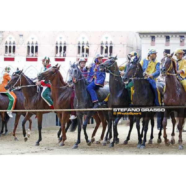 start of the Palio dell\' Assunta Siena, 16th august 2008 ph. Stefano Grasso