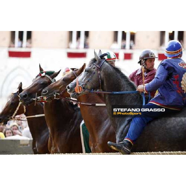 start of the Palio dell\' Assunta Siena, 16th august 2008 ph. Stefano Grasso