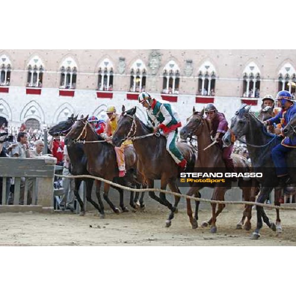 start of the Palio dell\' Assunta Siena, 16th august 2008 ph. Stefano Grasso