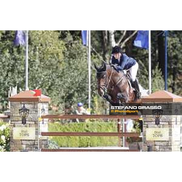 LGCT of Valkenswaard - Class 5 - Athina Onassis (GRE) on Vannan - Valkenswaard, Stal Tops, 12 August 2018 - ph.Stefano Grasso/LGCT
