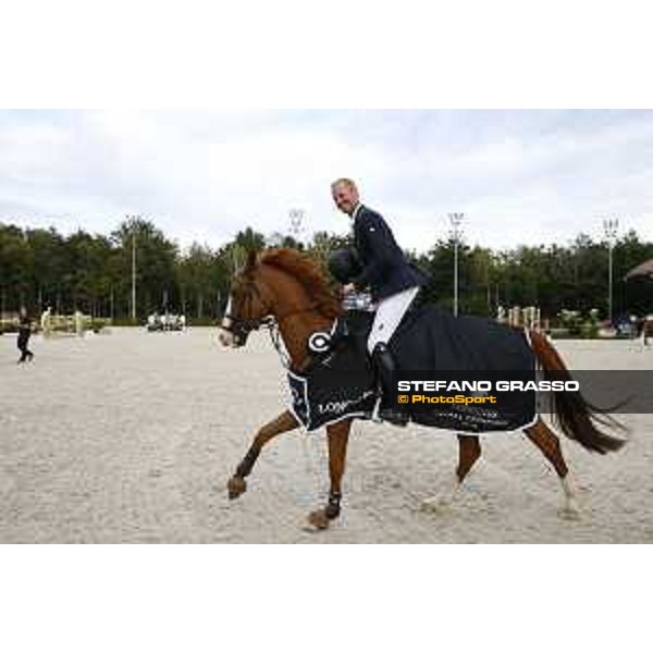 LGCT of Valkenswaard - Class 6 - Prize giving ceremony - Niels Bruynseels (BEL) on Lady Cracotte - Valkenswaard, Stal Tops, 12 August 2018 - ph.Stefano Grasso/LGCT