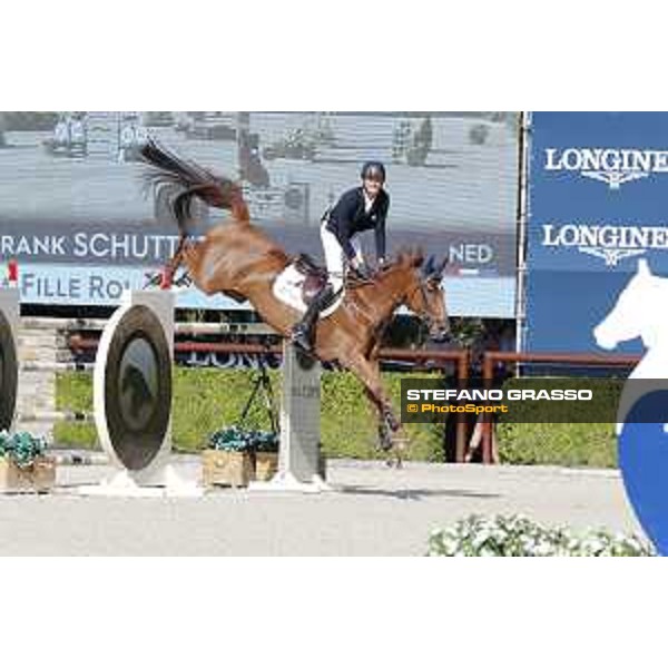 LGCT of Valkenswaard - Class 6 - Frank Schuttert (NED) on La Fille Rouge - Valkenswaard, Stal Tops, 12 August 2018 - ph.Stefano Grasso/LGCT