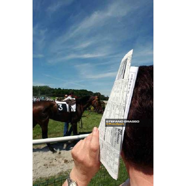 La Baie racetrack - parade ring 8th june 2004 ph. Stefano Grasso 