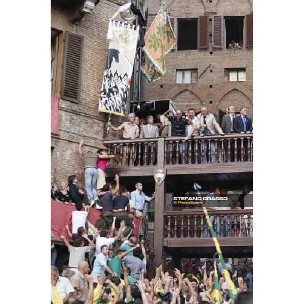 The Palio dell\' Assunta won by the Contrada del Bruco Siena, 16th august 2008 ph. Stefano Grasso