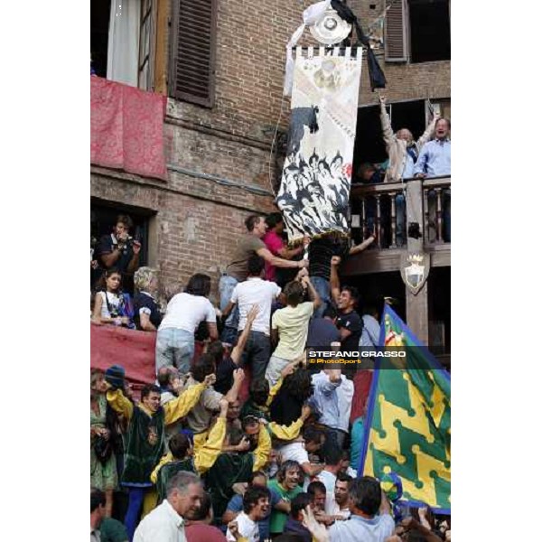 The Palio dell\' Assunta won by the Contrada del Bruco Siena, 16th august 2008 ph. Stefano Grasso