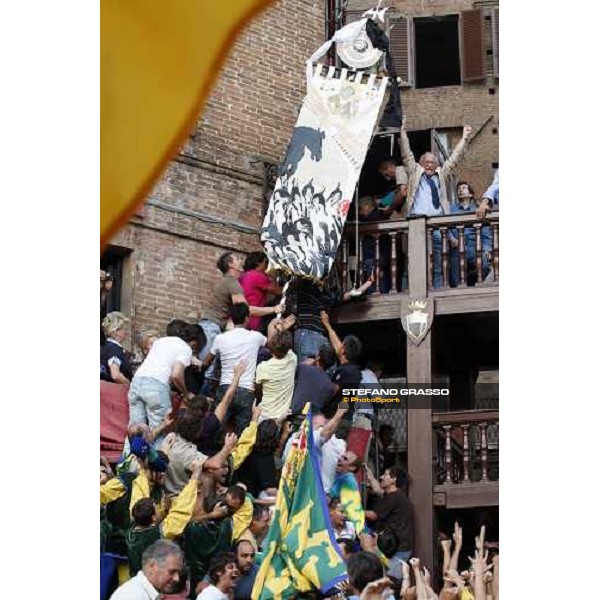 The Palio dell\' Assunta won by the Contrada del Bruco Siena, 16th august 2008 ph. Stefano Grasso