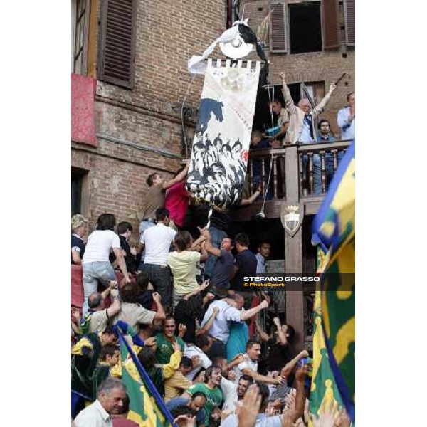 The Palio dell\' Assunta won by the Contrada del Bruco Siena, 16th august 2008 ph. Stefano Grasso