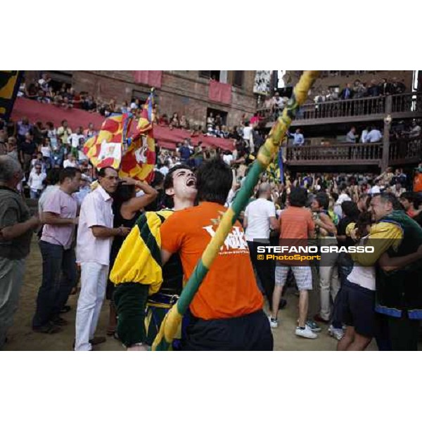 the Palio dell\' Assunta won by the Contrada del Bruco Siena, 16th august 2008 ph. Stefano Grasso