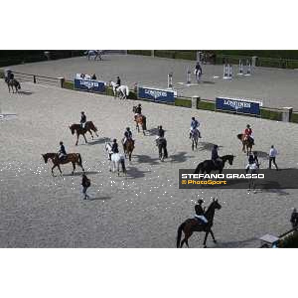 LGCT of Valkenswaard - A view of the warm up arena - Valkenswaard, Stal Tops, 11 August 2018 - ph.Mario Grassia/LGCT