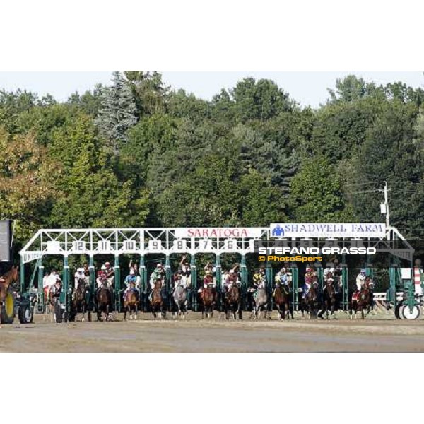 The start of the 139th running of the Travers presented by Shadwell Farm Saratoga, 23rd august 2008 ph. Stefano Grasso