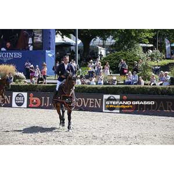 LGCT of Berlin - Class 5 - Prize giving ceremony - Julien Epaillard (FRA) on Safari D\'Auge - Berlin, Sommergarten, 29 July 2018 - ph.Stefano Grasso/LGCT