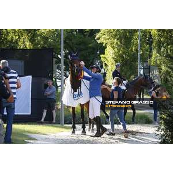 LGCT of Berlin - Class 6 - Prize giving ceremony - Christian Ahlmann (GER) on Ailina - Berlin, Sommergarten, 29 July 2018 - ph.Stefano Grasso/LGCT