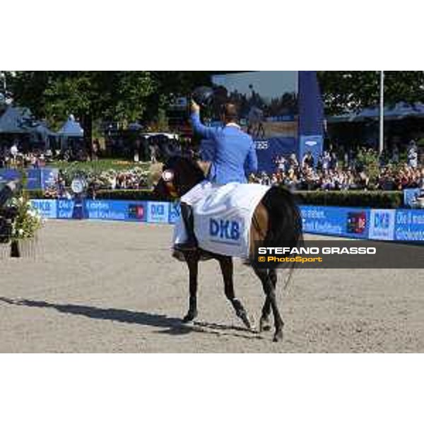LGCT of Berlin - Class 6 - Prize giving ceremony - Christian Ahlmann (GER) on Ailina - Berlin, Sommergarten, 29 July 2018 - ph.Stefano Grasso/LGCT