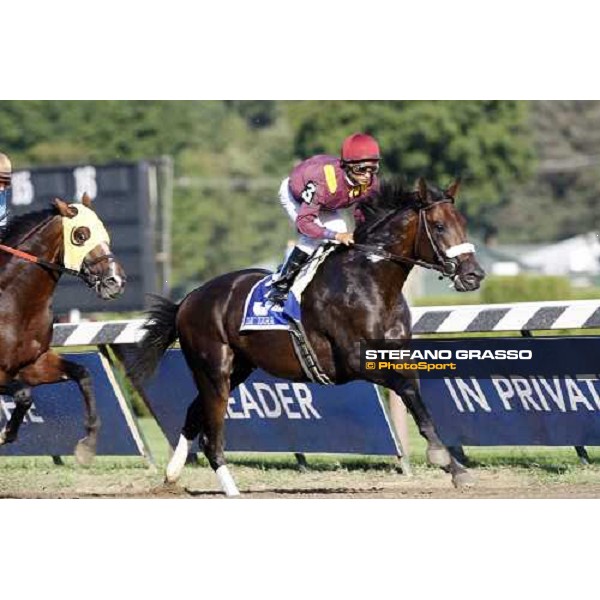 Alan Garcia on Da\' Tara leads the group after the start of the 139th running of the Travers presented by Shadwell Farm Saratoga, 23rd august 2008 ph. Stefano Grasso