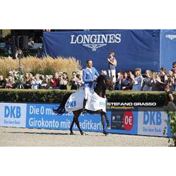 LGCT of Berlin - Class 6 - Prize giving ceremony - Christian Ahlmann (GER) on Ailina - Berlin, Sommergarten, 29 July 2018 - ph.Stefano Grasso/LGCT