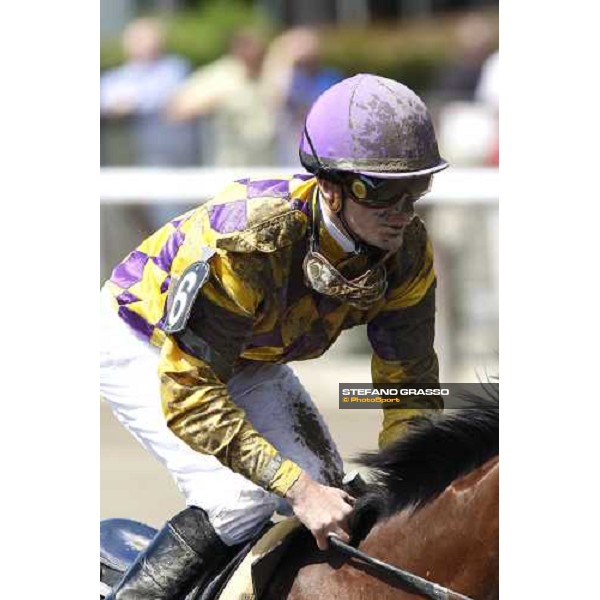a close up for Julien R. Leparoux Saratoga, 23rd august 2008 ph. Stefano Grasso