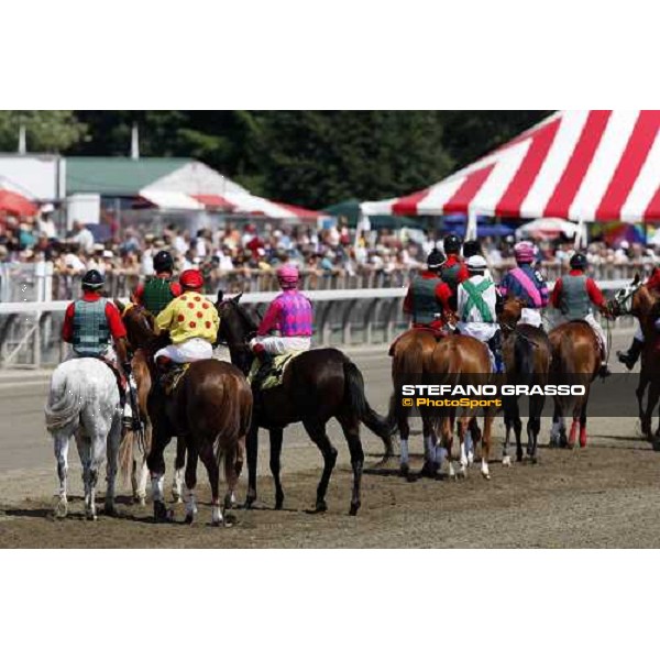 horses parade before the start Saratoga, 23rd august 2008 ph. Stefano Grasso