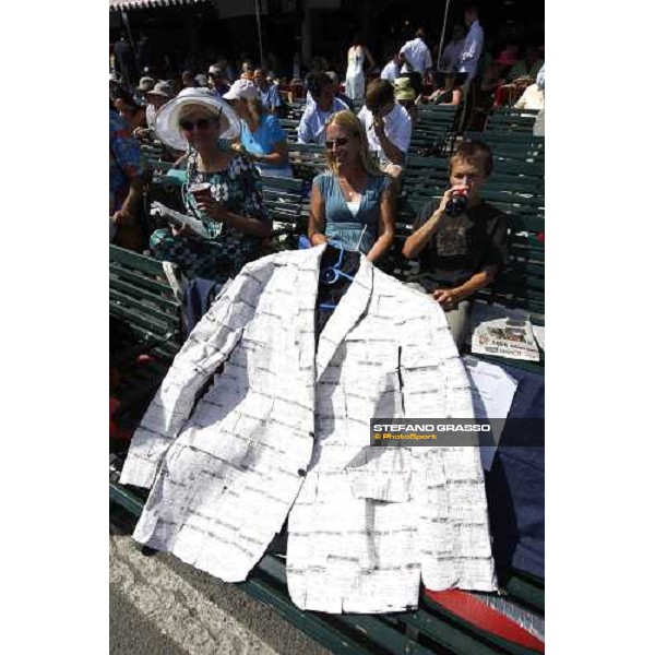 racegoers at Saratoga racetrack Saratoga, 23rd august 2008 ph. Stefano Grasso