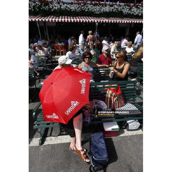 racegoers at Saratoga racetrack Saratoga, 23rd august 2008 ph. Stefano Grasso