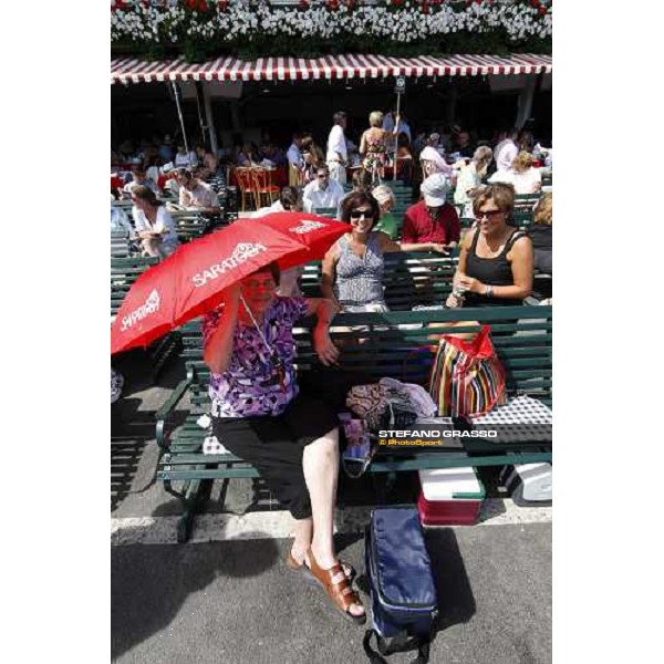 racegoers at Saratoga racetrack Saratoga, 23rd august 2008 ph. Stefano Grasso