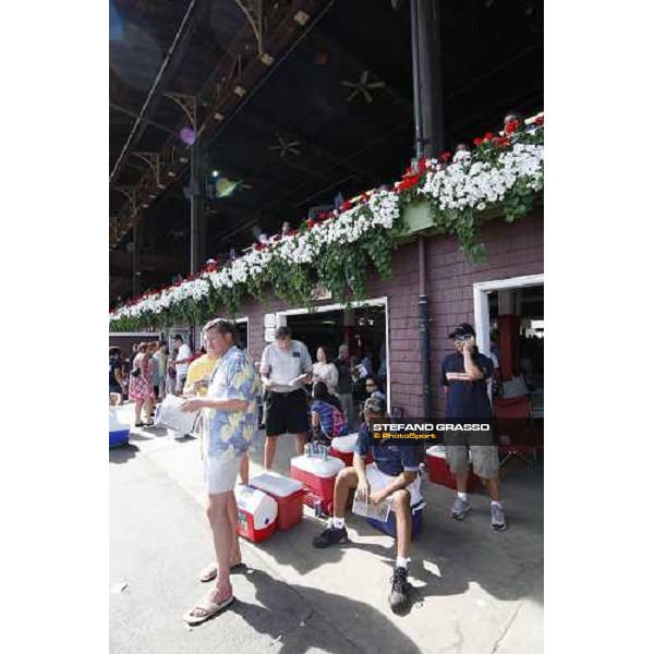 racegoers at Saratoga racetrack Saratoga, 23rd august 2008 ph. Stefano Grasso